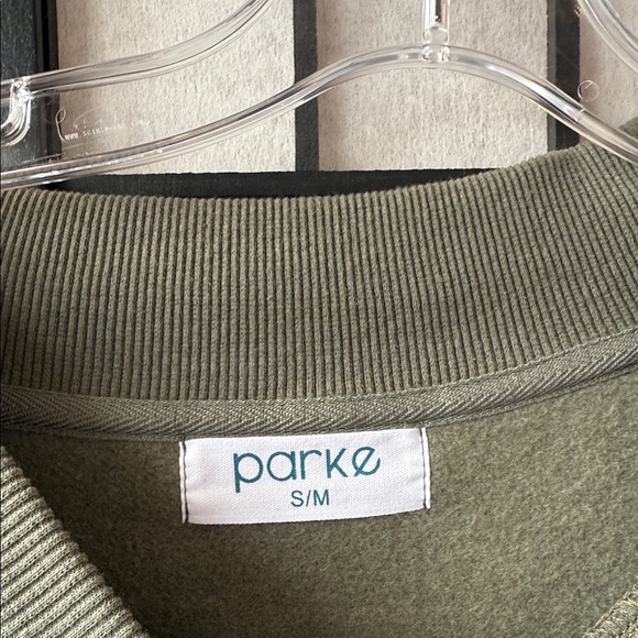 Parke Olive Green Women's Sweatshirt - Picture 2 of 4